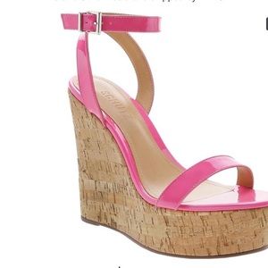 Schutz Womens Eduarda Wedge Sandals